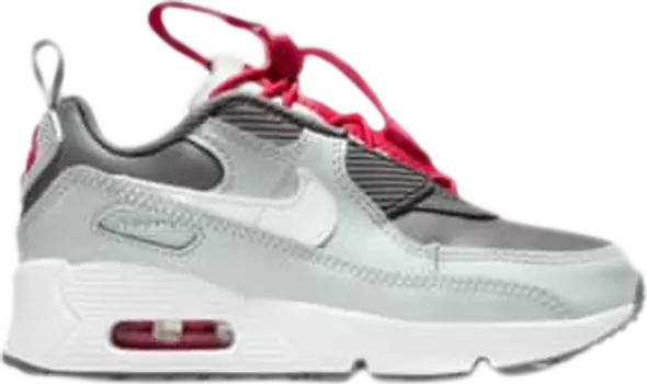 Кроссовки Nike Air Max 90 Toggle PS 'Flat Pewter White', серый