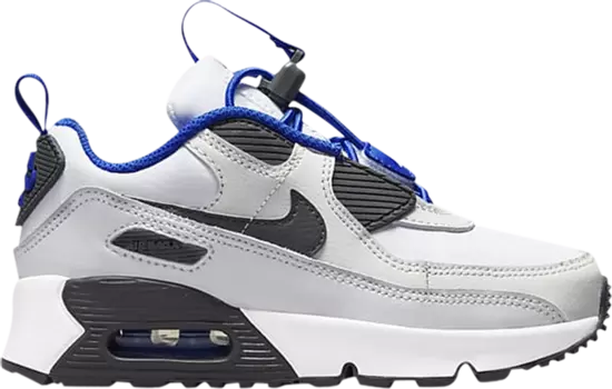 Кроссовки Nike Air Max 90 Toggle PS 'White Grey Fog', серый