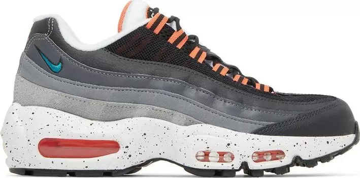 Кроссовки Nike Air Max 95 Recraft GS 'Black Aquamarine', черный
