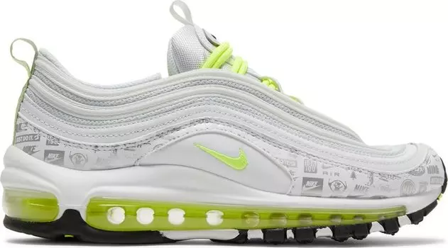Кроссовки Nike Air Max 97 GS 'Reflective Logos', белый