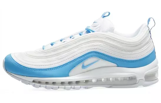 Кроссовки Nike Air Max 97 Lifestyle Shoes Unisex Low-top White/Blue, белый/синий