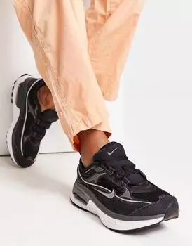 Кроссовки Nike Air Max Bliss черного и серебристого цвета