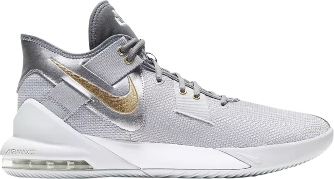 Кроссовки Nike Air Max Impact 2 'Grey Metallic Gold', серый