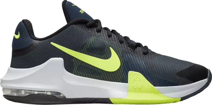 Кроссовки Nike Air Max Impact 4 'Armory Navy Volt', черный