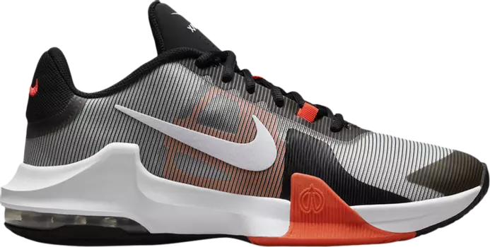 Кроссовки Nike Air Max Impact 4 'Black Bright Crimson', черный