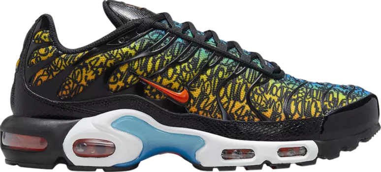 Кроссовки Nike Air Max Plus 'Graffiti', черный