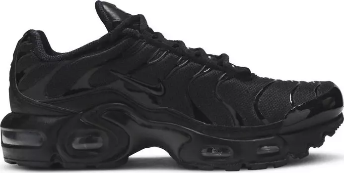 Кроссовки Nike Air Max Plus GS 'Triple Black', черный