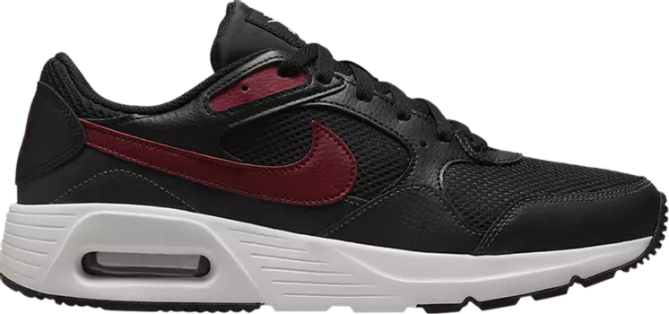 Кроссовки Nike Air Max SC 'Black Team Red', черный