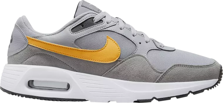 Кроссовки Nike Air Max SC 'Wolf Grey Yellow Ochre', серый