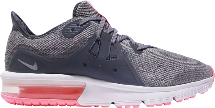 Кроссовки Nike Air Max Sequent 3 GS 'Light Carbon', серый