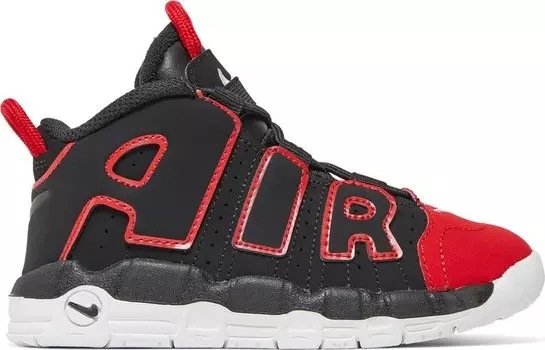 Кроссовки Nike Air More Uptempo TD 'Red Toe', черный