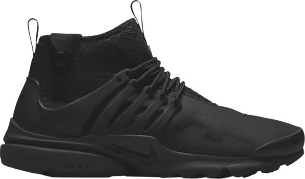 Кроссовки Nike Air Presto Mid Utility 'Triple Black', черный