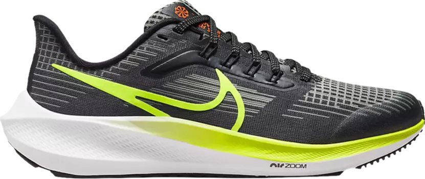 Кроссовки Nike Air Zoom Pegasus 39 GS 'Black Barely Volt', черный