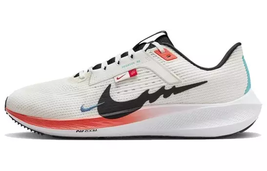 Кроссовки Nike Air Zoom Pegasus 40 "Year Of The Dragon", темно-красный/белый/черный