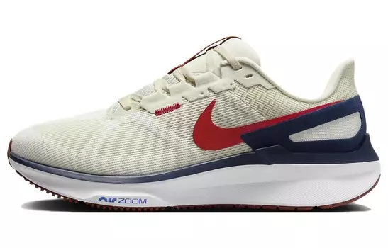 Кроссовки Nike Air Zoom Structure 25 Extra Wide 'Sea Glass University Red', бежевый