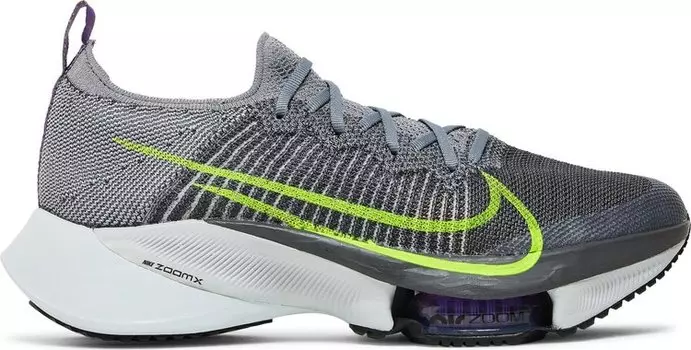 Кроссовки Nike Air Zoom Tempo NEXT% Flyknit 'Particle Grey Volt', серый