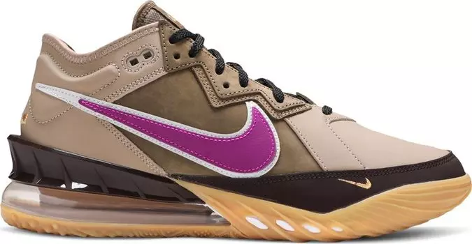 Кроссовки Nike atmos x LeBron 18 Low 'Viotech', коричневый
