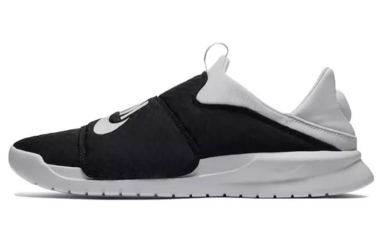 Кроссовки Nike Benassi Slip Black Vast Grey, черный/белый