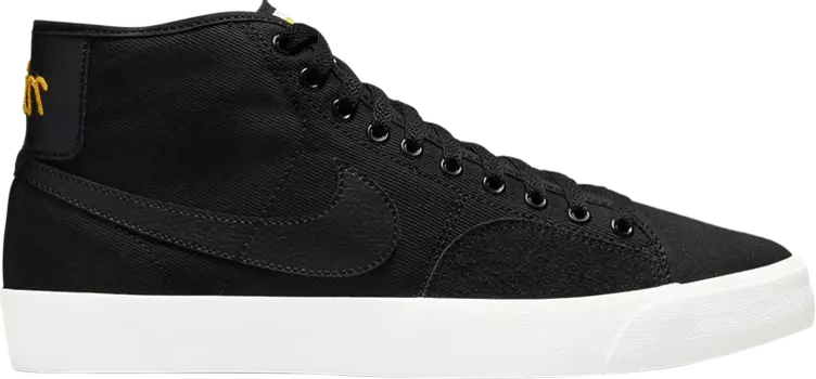Кроссовки Nike Blazer Court Mid Premium SB 'Black', черный