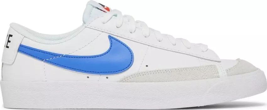 Кроссовки Nike Blazer Low '77 GS 'White Chlorophyll Medium Blue', белый