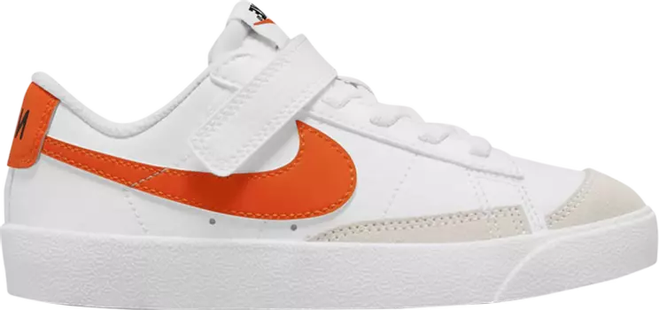 Кроссовки Nike Blazer Low '77 PS 'White Team Orange', белый