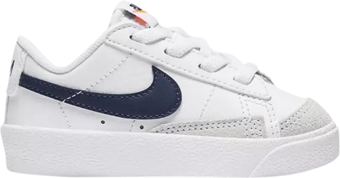 Кроссовки Nike Blazer Low '77 TD 'White Midnight Navy', белый