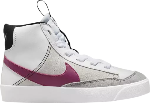 Кроссовки Nike Blazer Mid '77 SE PS 'Dance - White Rush Maroon', белый