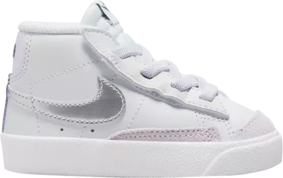 Кроссовки Nike Blazer Mid '77 TD 'Pure Platinum Metallic Silver', белый