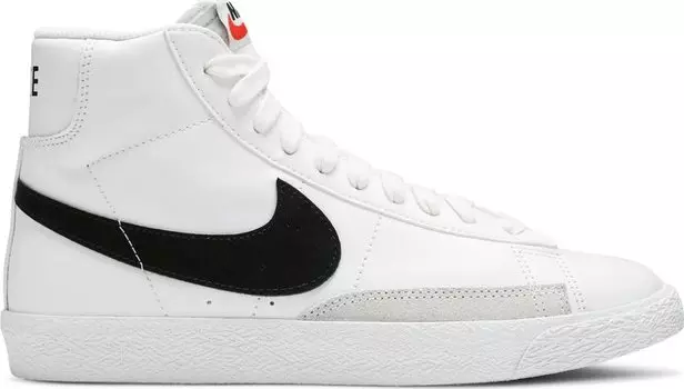 Кроссовки Nike Blazer Mid GS 'White Black', белый