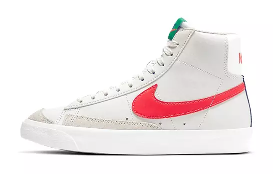 Кроссовки Nike Blazer Mid 77 GS Platinum Tint Bright Crimson