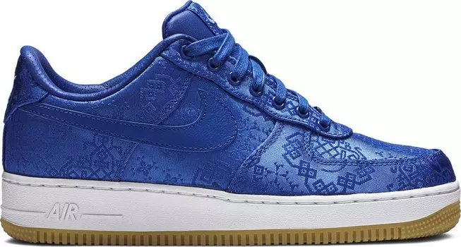 Кроссовки Nike CLOT x Air Force 1 PRM 'Royal Silk', синий