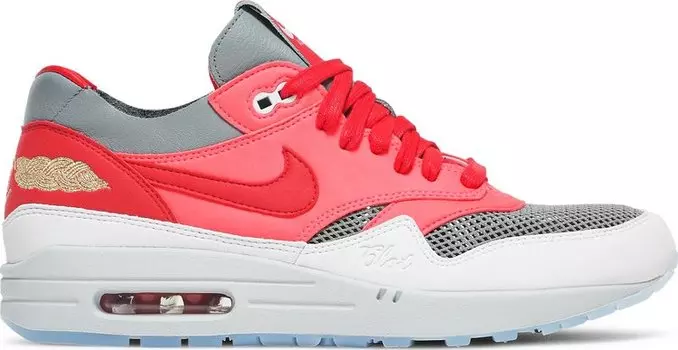 Кроссовки Nike CLOT x Air Max 1 'Kiss Of Death - Solar Red', красный