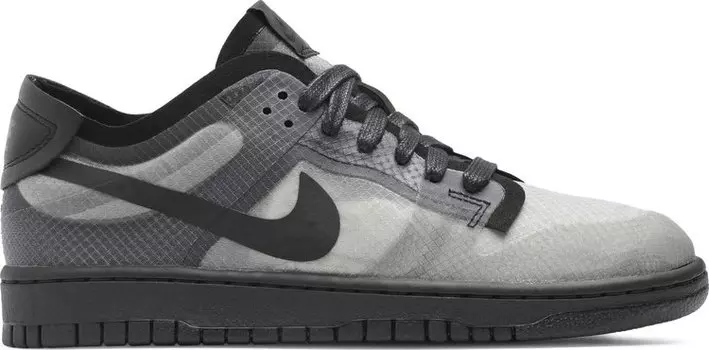 Кроссовки Nike Comme des Garons x Wmns Dunk Low 'Black Clear', черный
