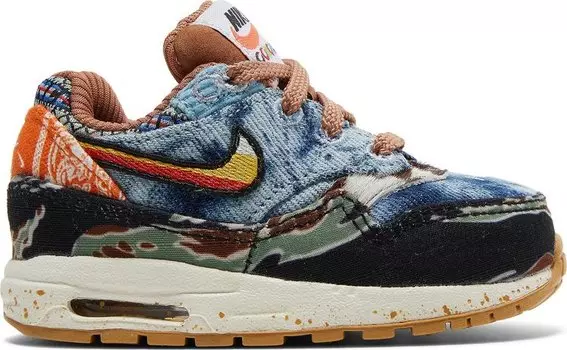 Кроссовки Nike Concepts x Air Max 1 SP TD 'Heavy', многоцветный
