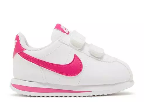 Кроссовки Nike CORTEZ BASIC SL TDV 'WHITE PINK PRIME', белый