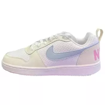 Кроссовки Nike Court Borough Skateboarding Shoes Women's Low-top White/Blue/Yellow/Red, красный