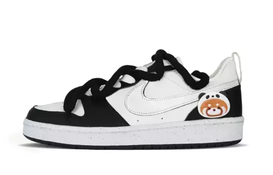 Кроссовки Nike Court Borough Skateboarding Shoes Women's Low-top Black/white, черный/белый