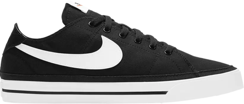 Кроссовки Nike Court Legacy Canvas 'Black White', черный