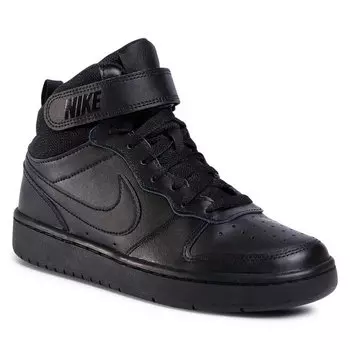 Кроссовки Nike CourtBorough Mid, черный