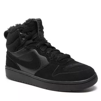 Кроссовки Nike CourtBorough Mid, черный