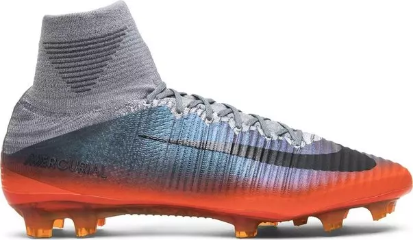 Кроссовки Nike CR7 x Mercurial SuperFly 5 FG 'Metallic Hematite', серый