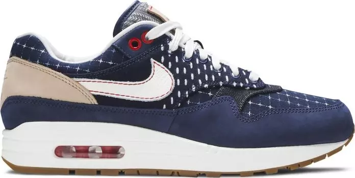 Кроссовки Nike Denham x Air Max 1 'Blue Void', синий