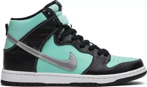 Кроссовки Nike Diamond Supply Co. x Dunk High Premium SB 'Tiffany', бирюзовый