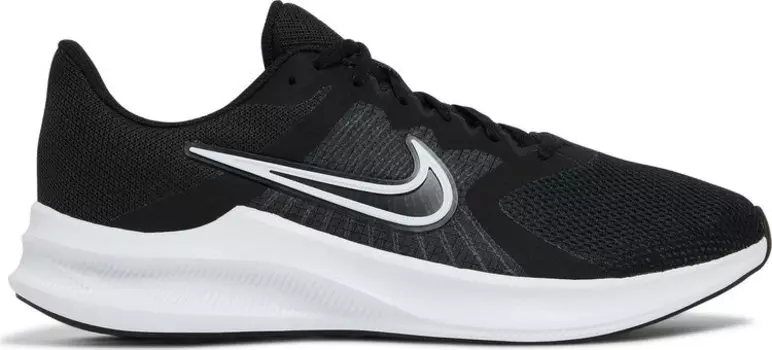 Кроссовки Nike Downshifter 11 Extra Wide 'Black White', черный