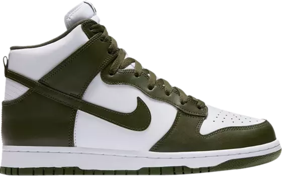Кроссовки Nike Dunk High 'Cargo Khaki' 2017, зеленый