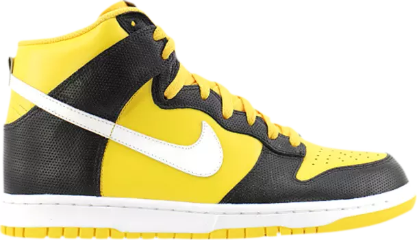 Кроссовки Nike Dunk High 'White Varsity Maize', желтый