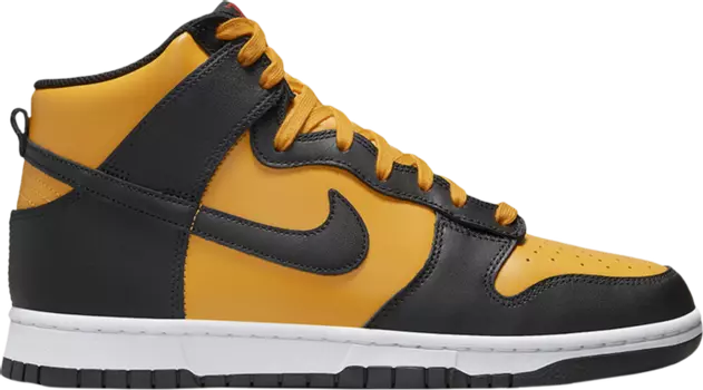 Кроссовки Nike Dunk High Retro 'Bruce Lee', желтый