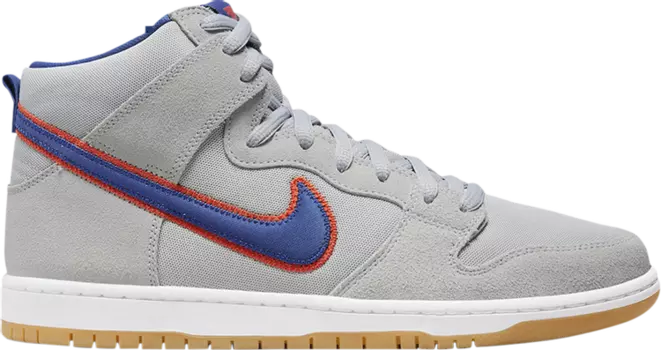 Кроссовки Nike Dunk High SB 'New York Mets', серый
