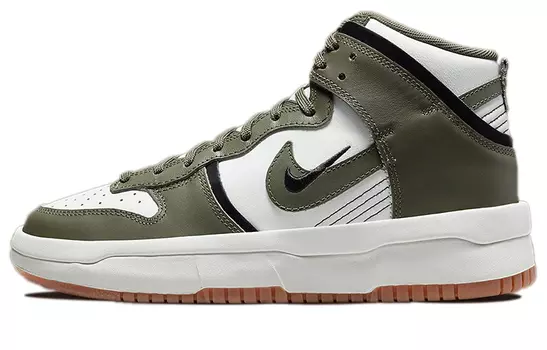 Кроссовки Nike Dunk High Skate, темно-зеленый/белый