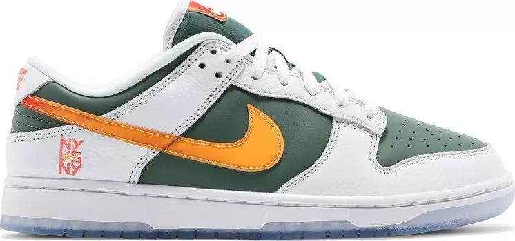 Кроссовки Nike Dunk Low 'NY vs NY', зеленый